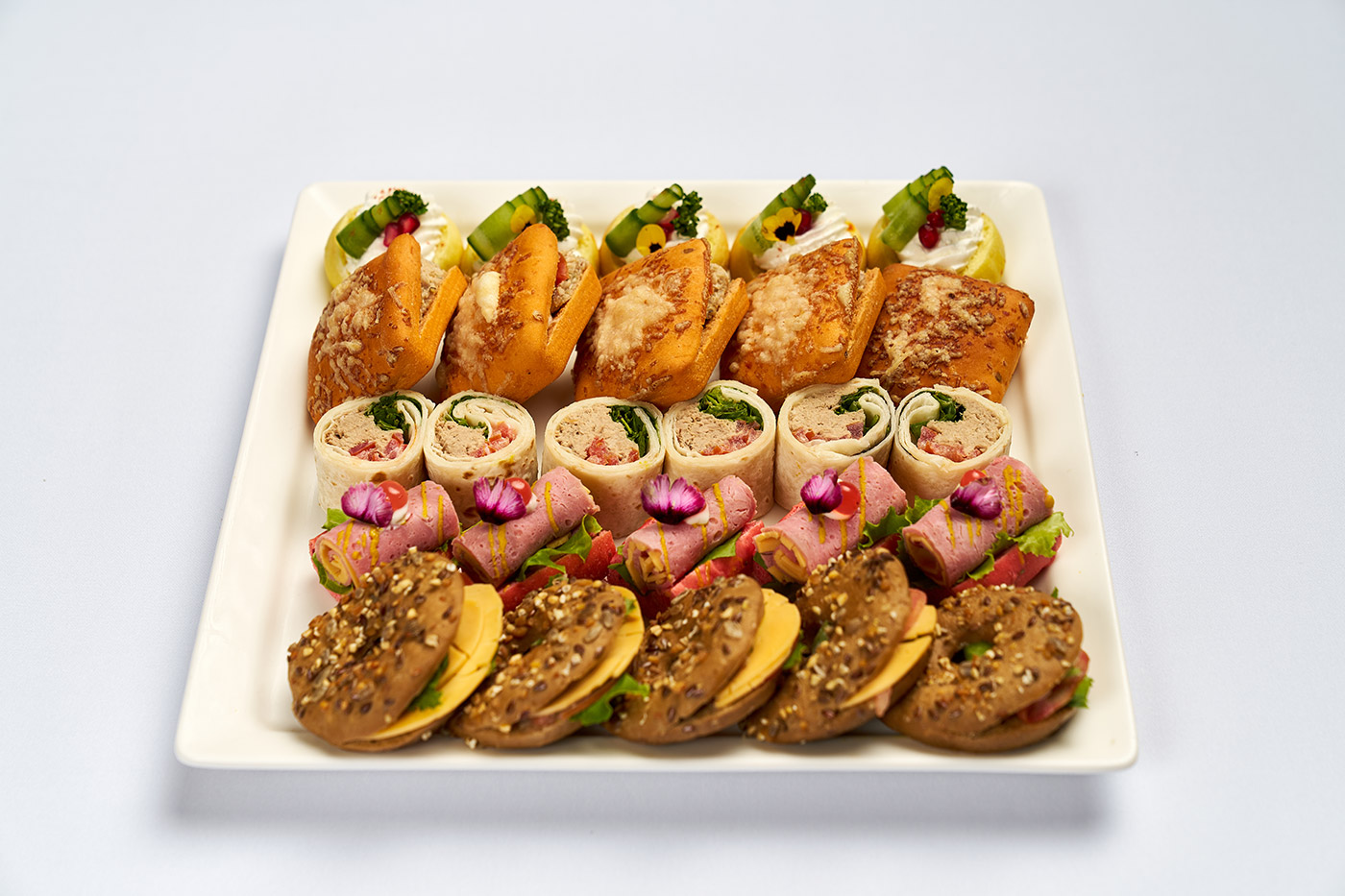 Assorted sandwich platter