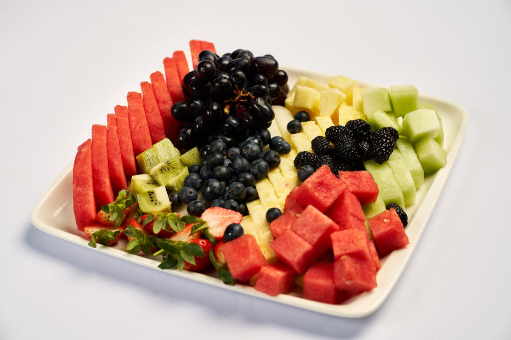Assorted fruit platters