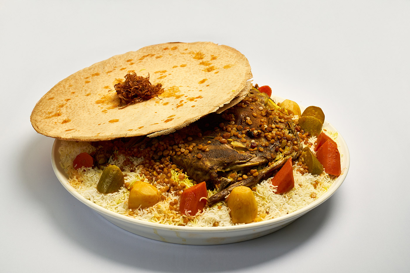 Mashwi with rigag or rice